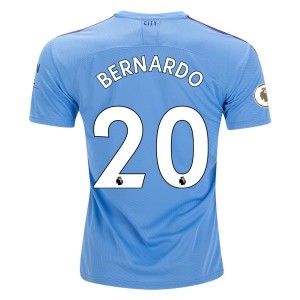Bernardo Manchester City 19/20 Authentic Home Jersey by PUMA