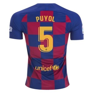 Carlos Puyol Barcelona 19/20 Home Jersey by Nike