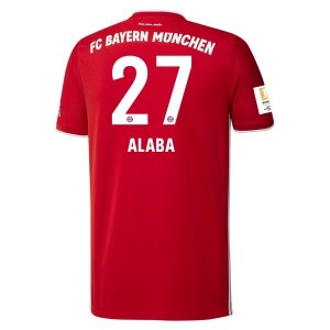 David Alaba Bayern Munich 2020/21 Home Jersey by adidas