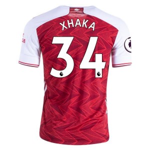 Granit Xhaka Arsenal 20/21 Authentic Home Jersey by adidas