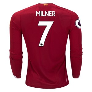 James Milner Liverpool 19/20 Long Sleeve Home Jersey by New Balance