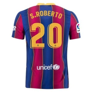 Sergi Roberto Barcelona 20/21 Authentic Home Jersey by Nike