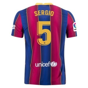 Sergio Busquets Barcelona 20/21 Authentic Home Jersey by Nike