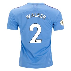 Walker Manchester City 19/20 Authentic Home Jersey by PUMA