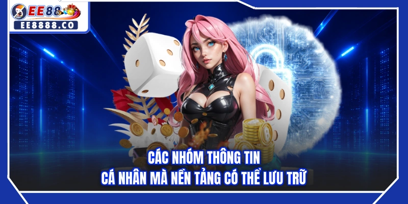 Các nhóm thông tin cá nhân mà nền tảng có thể lưu trữ