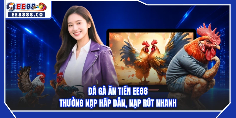 Đá Gà Ăn Tiền EE88 - Thưởng Nạp Hấp Dẫn, Nạp Rút Nhanh